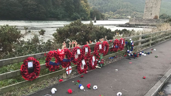Memorial marks the site where 18 British soldiers were murdered by the IRA (Pic: @PSNINMDown)