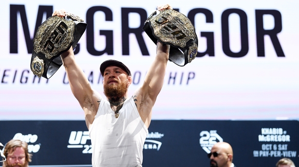 Conor McGregor explains why he looked so weird throwing a football