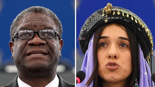 Denis Mukwege and Nadia Murad were recognised for the work in fighting sexual violence