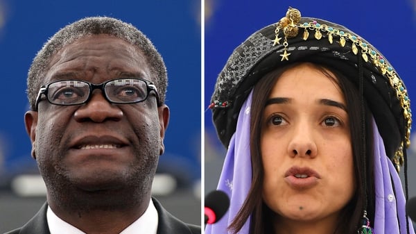 Denis Mukwege and Nadia Murad were recognised for the work in fighting sexual violence