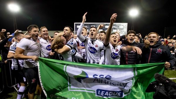Dundalk celebrate their latest league title