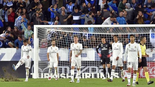 Real Madrid react after conceding