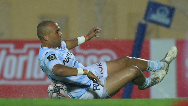 Simon Zebo scored once more for Racing 92 - but they fell to another defeat