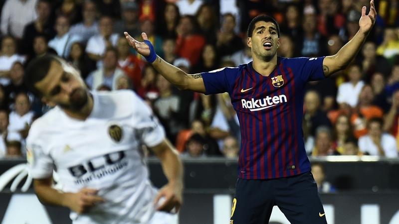 Barcelona have now gone four games without a win in the league