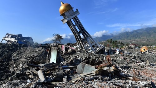 The twin disaster caused widespread devastation on Sulawesi island