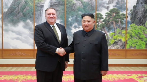 US Secretary of State Mike Pompeo met Kim Jong Un during a trip to Pyongyang yesterday