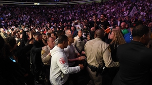 Conor McGregor's defeat to Khabib Nurmagomedov sparked violent scenes in Las Vegas.