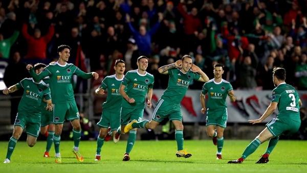 Karl Sheppard scored the goal to send Cork into the FAI Cup final