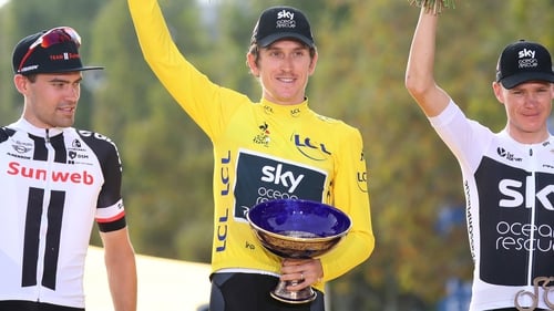 The team of reigning Tour de France winner Geraint Thomas are in search of a new owner