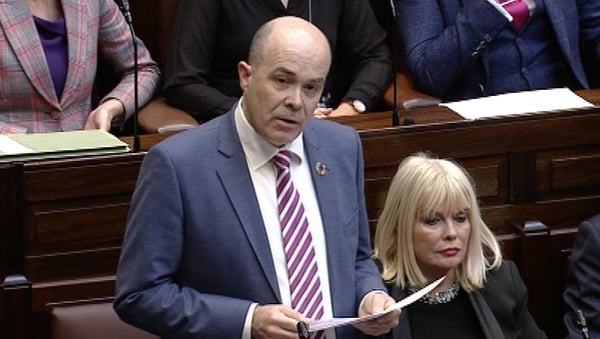 Denis Naughten resigned from his role as minister for communications yesterday