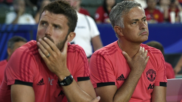 Michael Carrick became a coach under Mourinho at United this season