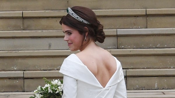 Princess Eugenie's dress showed her scoliosis surgery scar, as well as a nod to the 50s