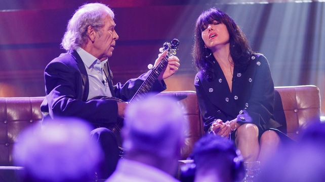 Finbar Furey and Imelda May performing