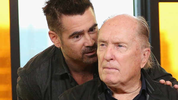 Colin Farrell and Robert Duvall promoting Widows at the Toronto International Film Festival last month