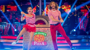 Seann Walsh and Katya Jones received a score of 28 from the judges for their Charleston
