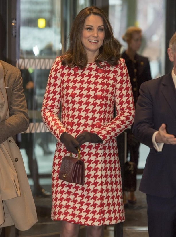 The Duchess of Cambridge visits the Karolinska Institute in Stockholm (Arthur Edwards/PA)