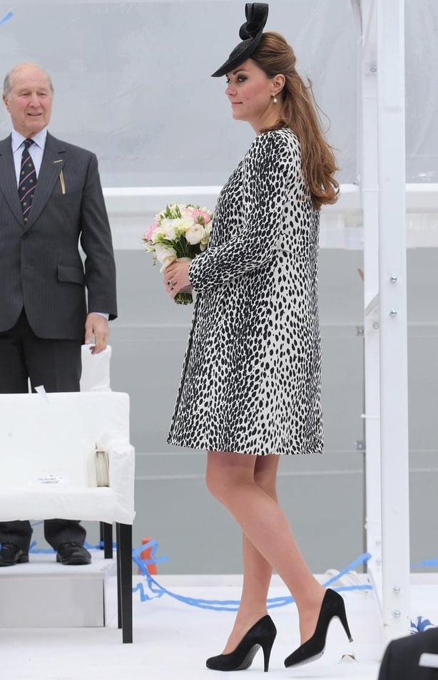 The Duchess of Cambridge at Ocean Terminal in Southampton (Chris JacksonPA)