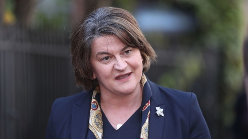 Arlene Foster was speaking in Dublin