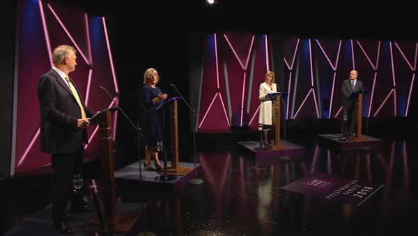 Four of the six presidential candidates took part in last night's debate