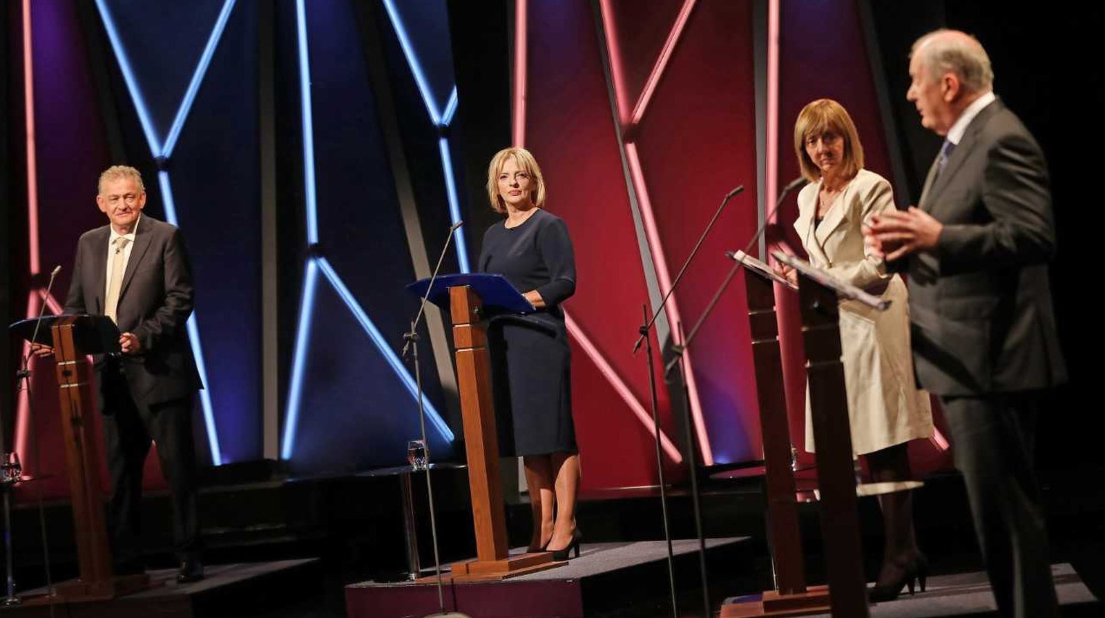 Presidential debate covers priorities and poppy wearing