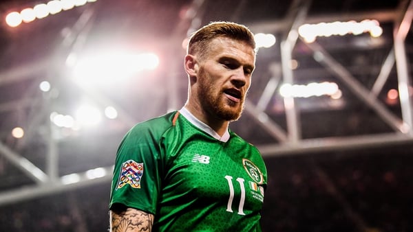 James McClean has received a death threat in the form of a birthday card