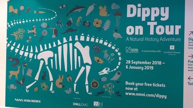 Dippy on Tour