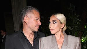 Christian Carino and Lady Gaga attend ELLE's 25th Annual Women In Hollywood Celebration at the Four Seasons Hotel Los Angeles at Beverly Hills on Monday night
