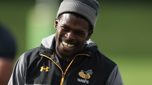 Wade in training with Wasps