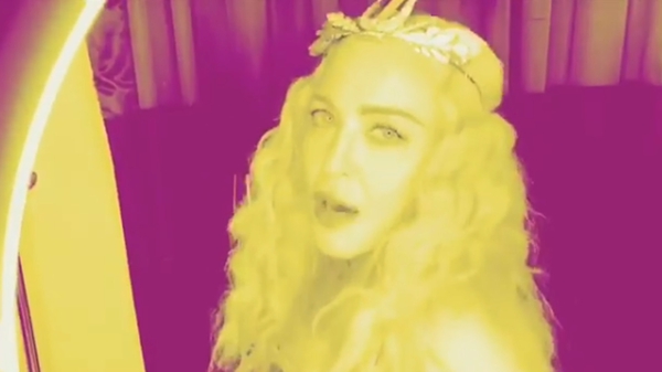 Madonna has shared a new catchy tune with fans online