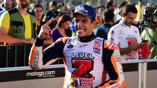Marquez started from sixth