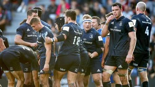 Leinster players dejected after their loss in Toulouse