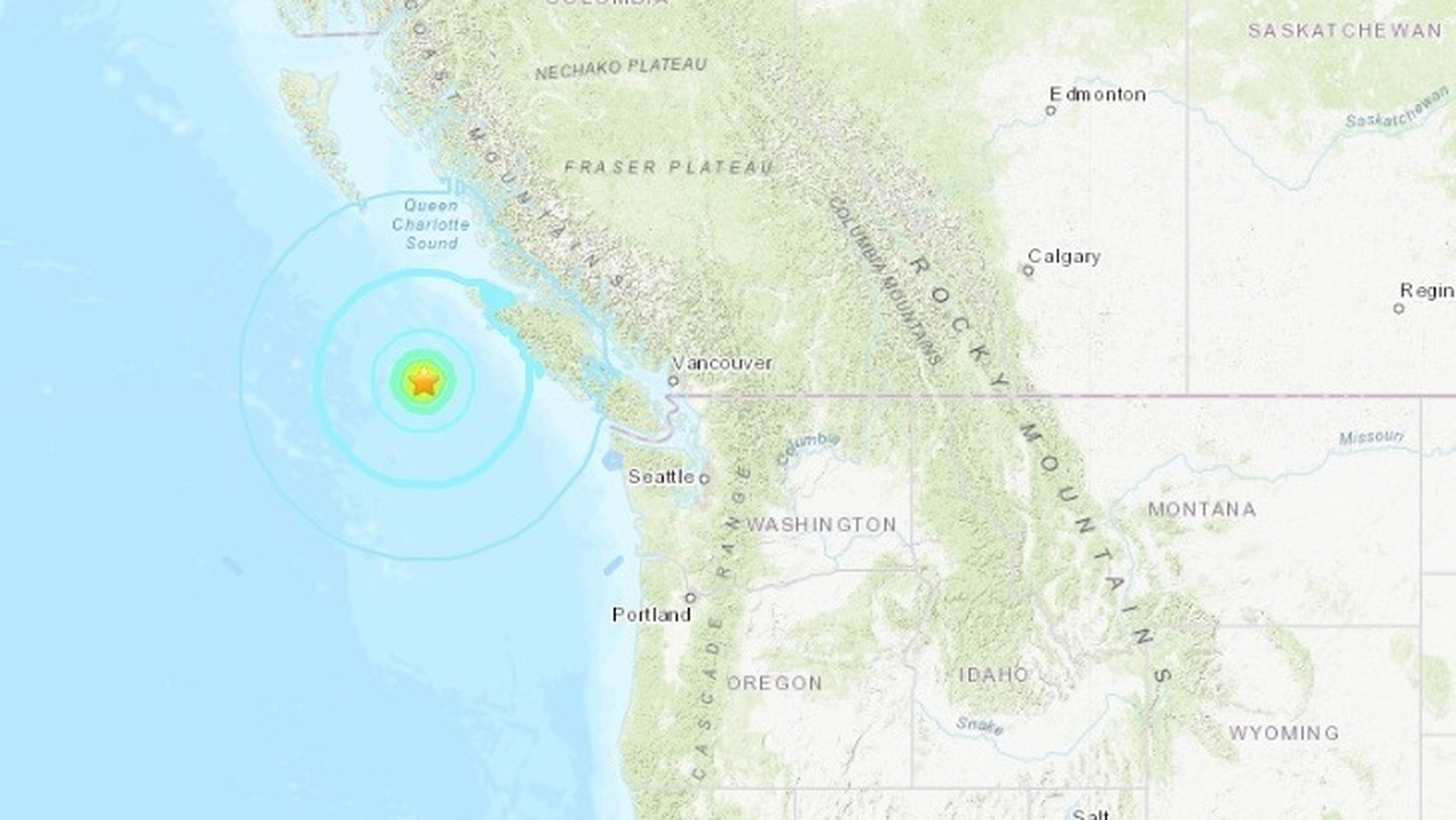 Earthquakes vancouver island