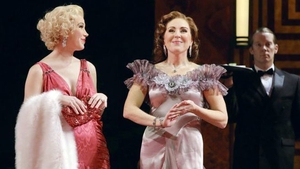 Susannah Billar and Mary Dunleavy in Dinner At Eight