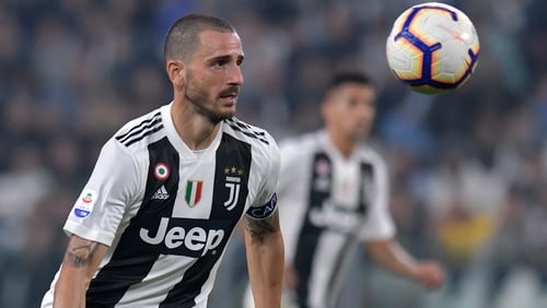 Bonucci returned to Turin in the summer after spending just one season at Milan following a €35.1m move in 2017 despite an approach from United.