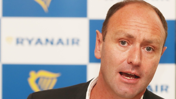 Ryanair's Kenny Jacobs said the airline will grow its Irish passenger numbers by 6%