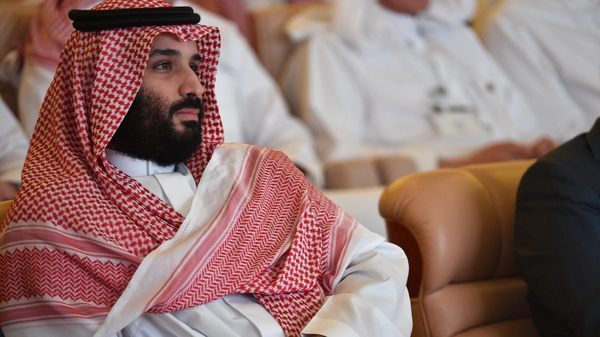 Saudi Arabia's crown prince spoke at the Saudi Arabia's Future Investment Initiative conference