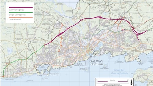 The route would extend from Bearna to the existing M6