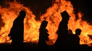 "No wonder the subsequent lighting of the great Samhain fire held much significance returning warmth and light once more while keeping the forces of death at bay for another year." Photo: Shay Murphy/Getty Images