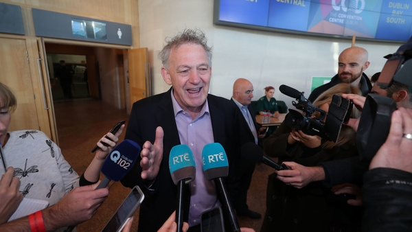 Peter Casey said he thought there had been a breath of fresh air coming through Irish politics