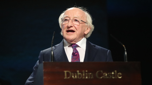 Michael D Higgins said he was conscious people may want to participate in the WWI commemorations