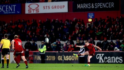 Rory Scannell's long-range penalty that sealed a one-point win over Glasgow Warriors
