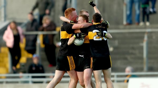 Dr Crokes players celebrate, including Kerry great Colm Cooper