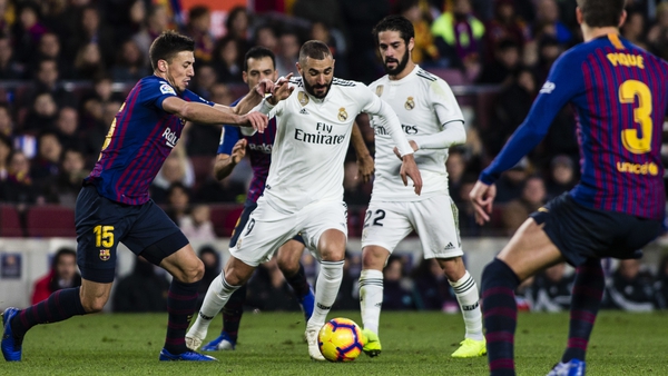 Real Madrid and Barcelona will meet in the Copa del Rey semi-final