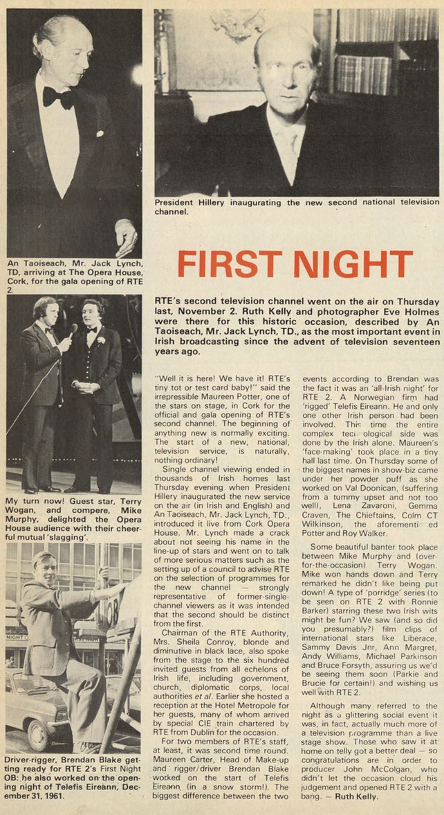 RTÉ Guide 10 November 1978 - RTÉ 2