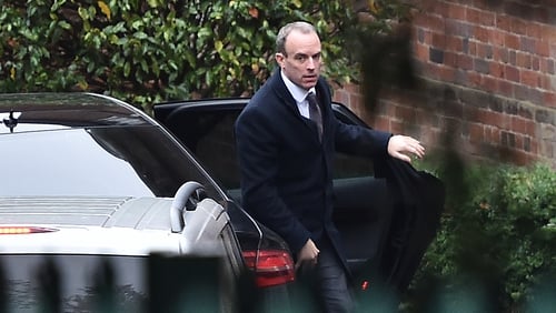 Dominic Raab was speaking following a visit to Belfast today