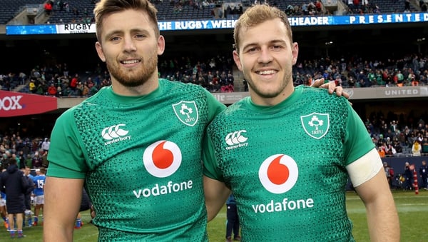 Ross Byrne and Will Addison made their Ireland debuts