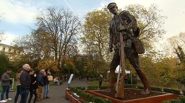 The sculpture was created by artist Martin Galbavy