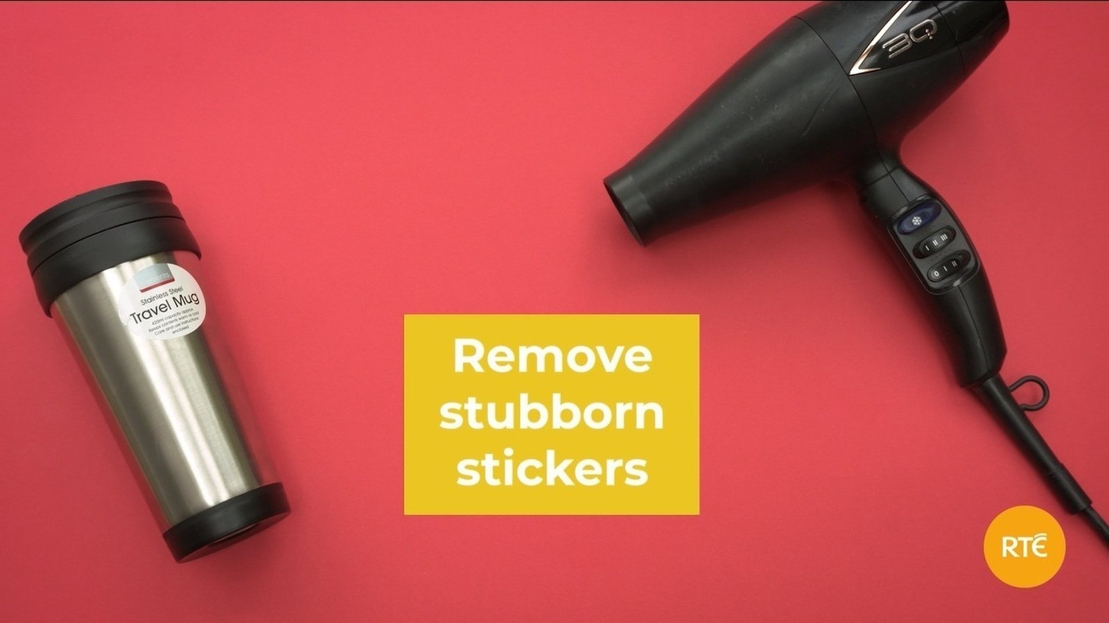 How to remove stubborn stickers #Lifehack