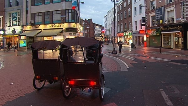 It is estimated that there are around 1,000 rickshaws in operation in Dublin