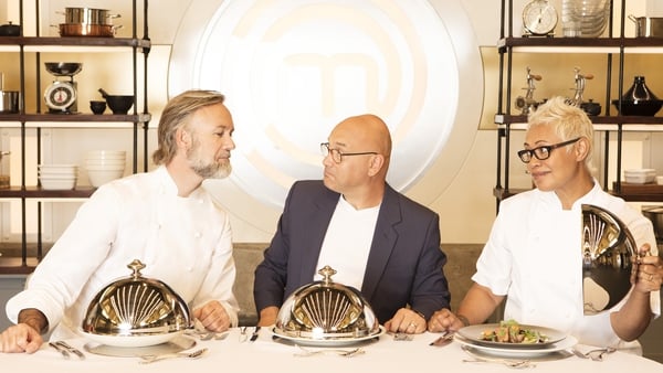 Marcus Wareing, Gregg Wallace and Monica Galetti